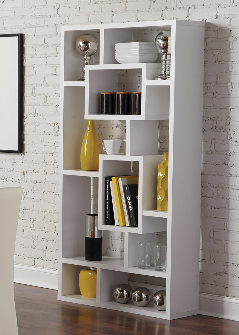 Howie 10 Shelf Bookcase Cappuccino