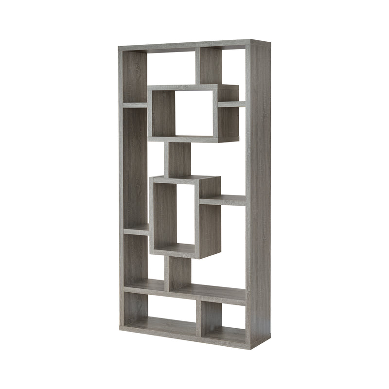 Howie 10 Shelf Bookcase White