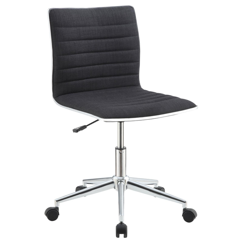 Black Upholstered Office Chair 800725
