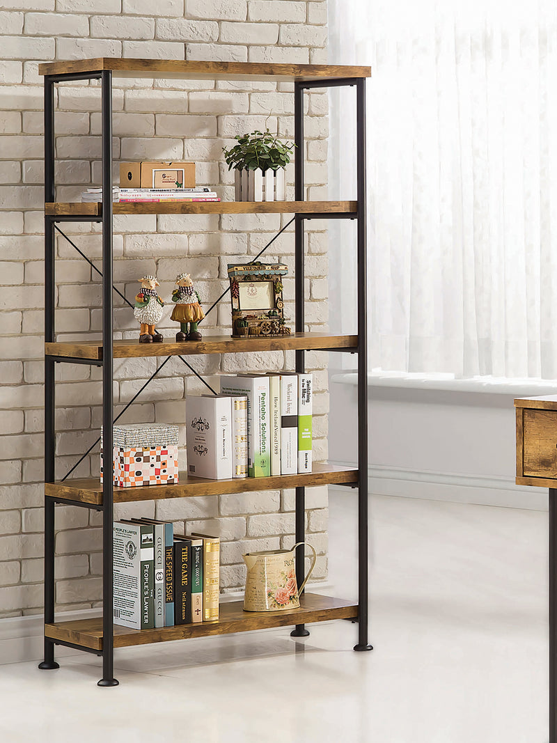 Analiese 4 Shelf Bookcase Grey Driftwood