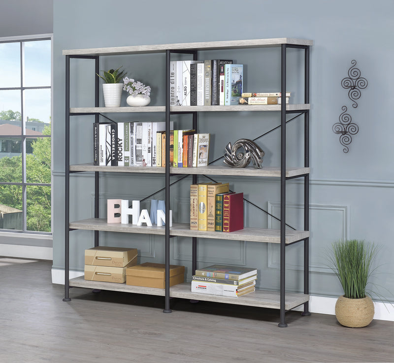 Analiese 4 Shelf Bookcase Grey Driftwood