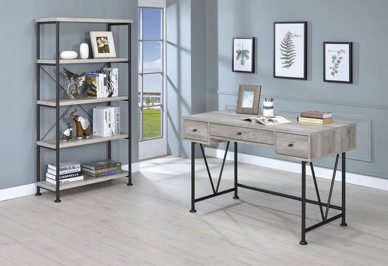 Analiese 4 Shelf Bookcase Grey Driftwood