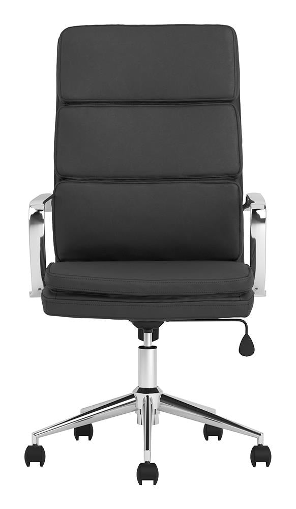 Black Upholstered Office  Chair 801744