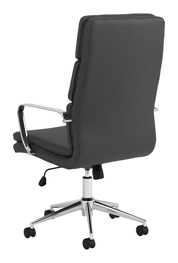 Black Upholstered Office  Chair 801744