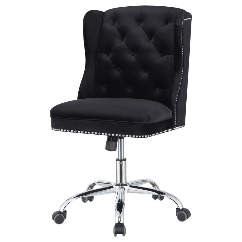 Black Upholstered Office Chair 801995