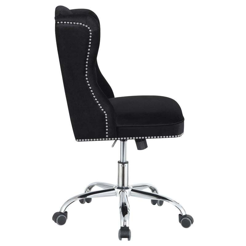 Black Upholstered Office Chair 801995