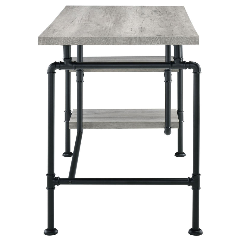 Delray Grey Driftwood Writing Desk