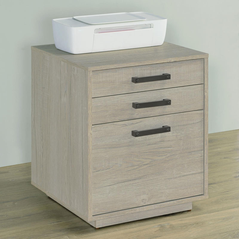 Loomis Natural Driftwood File Cabinet