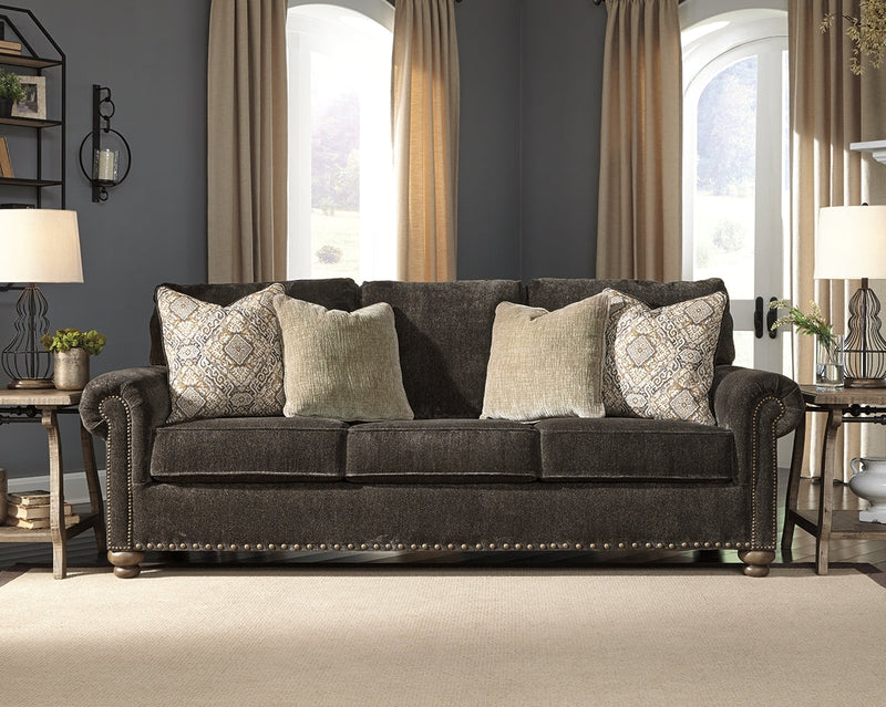 Stracelen Sable Chenille Queen Sofa Sleeper