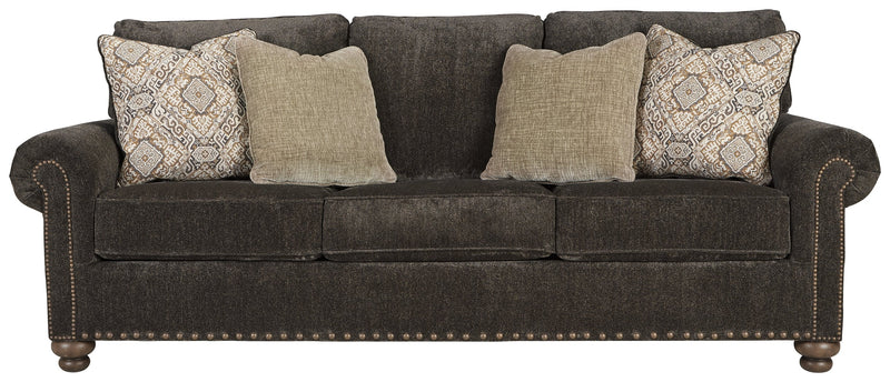 Stracelen Sable Chenille Queen Sofa Sleeper