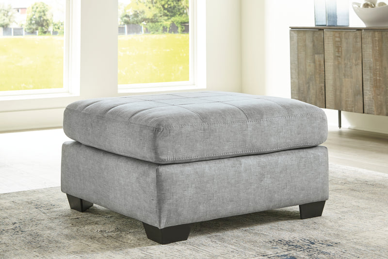 Falkirk Steel 2-Piece Sectional With Ottoman