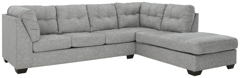 Falkirk Steel 2-Piece Sectional With Chaise