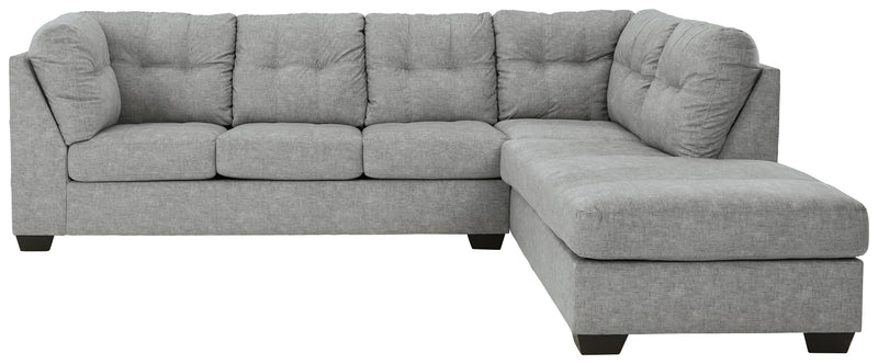 Falkirk Steel 2-Piece Sectional With Chaise