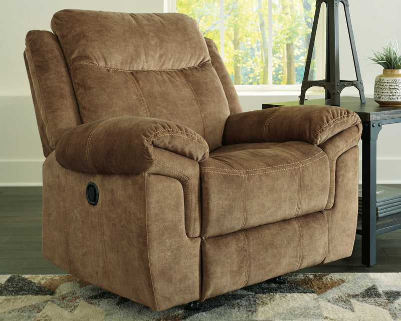 Huddle-up Nutmeg Microfiber Recliner