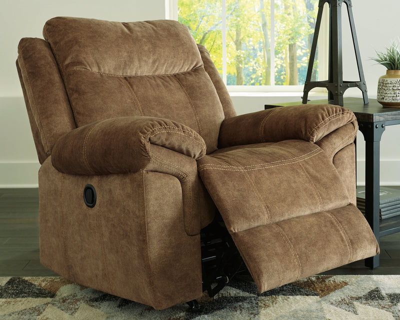 Huddle-up Nutmeg Microfiber Recliner