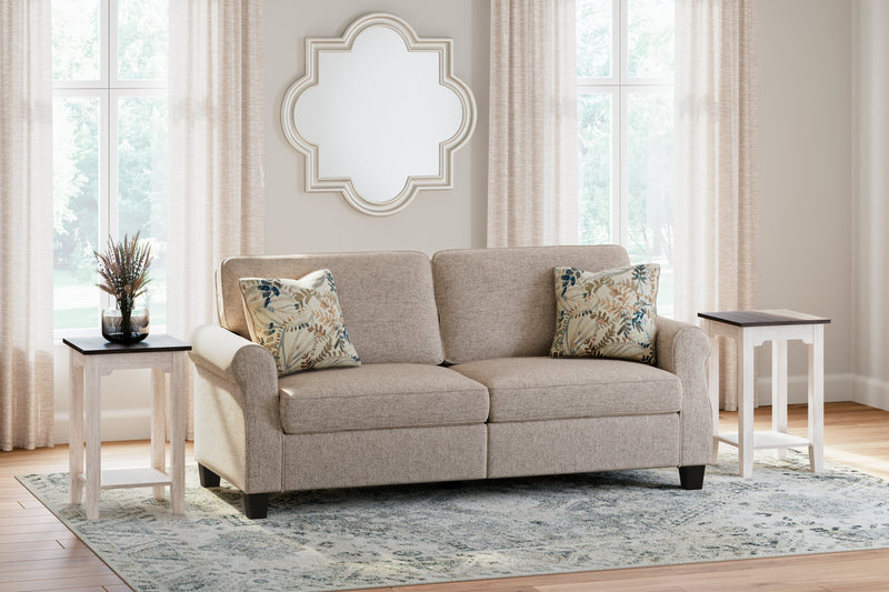 Alessio Sesame Chenille Sofa