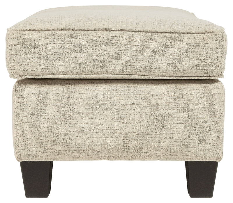 Abinger Smoke Chenille Ottoman