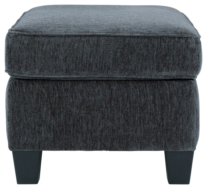 Abinger Smoke Chenille Ottoman