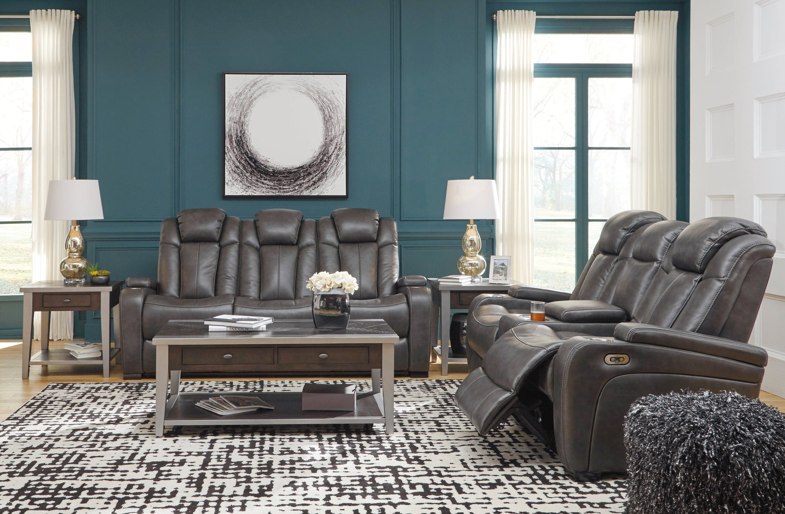 Turbulance Quarry Sofa And Loveseat