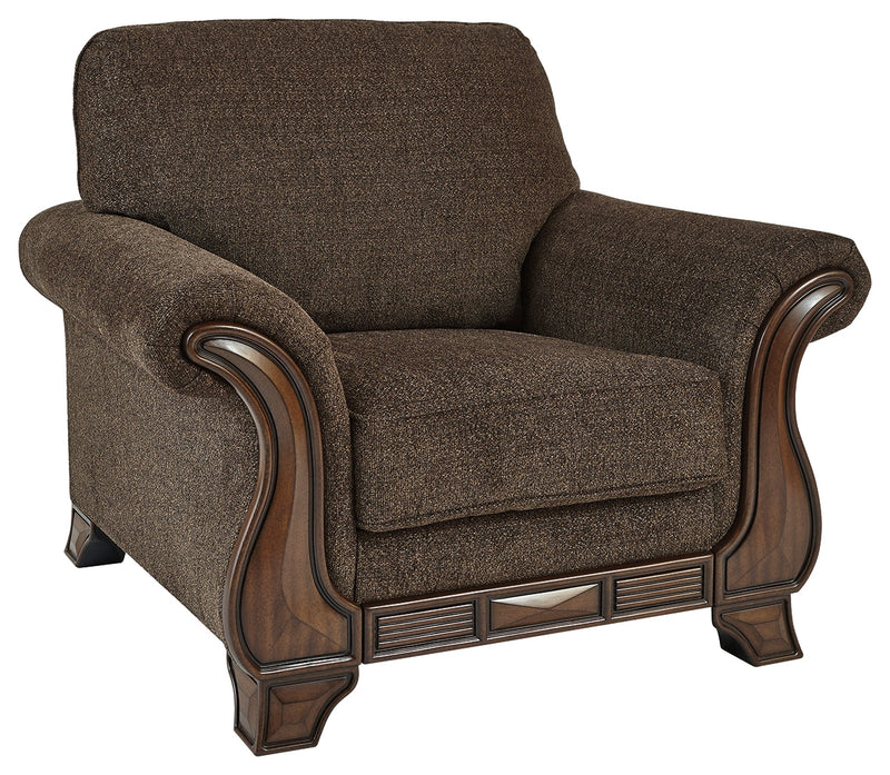 Miltonwood Teak Chenille Chair