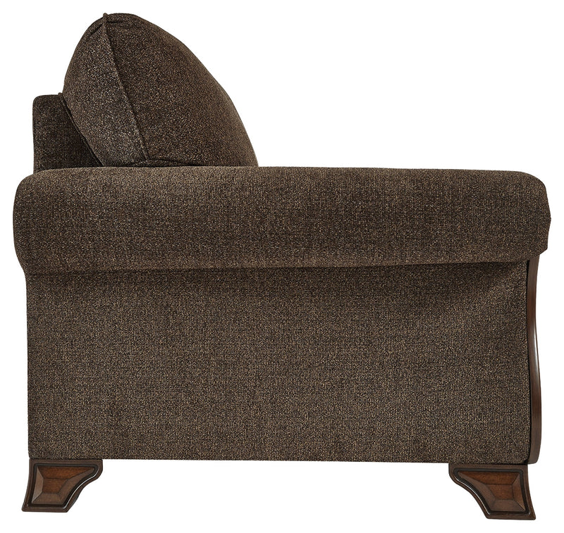 Miltonwood Teak Chenille Chair