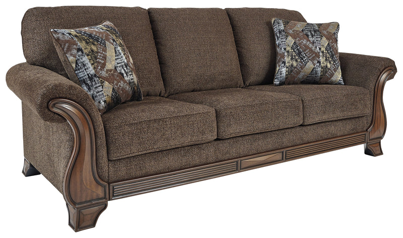 Miltonwood Teak Chenille Queen Sofa Sleeper