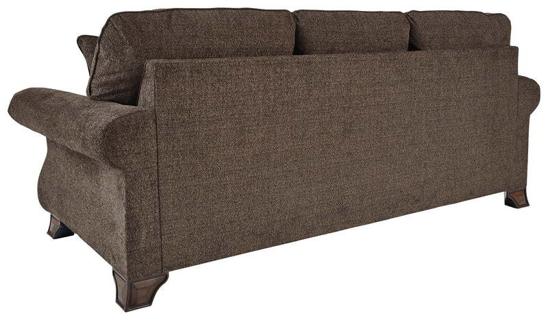 Miltonwood Teak Chenille Queen Sofa Sleeper