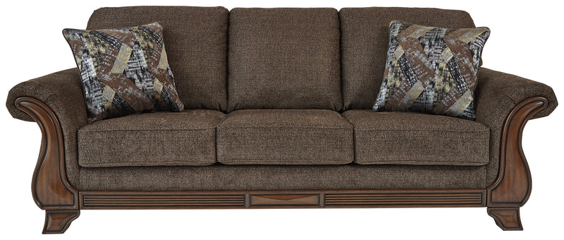 Miltonwood Teak Chenille Queen Sofa Sleeper