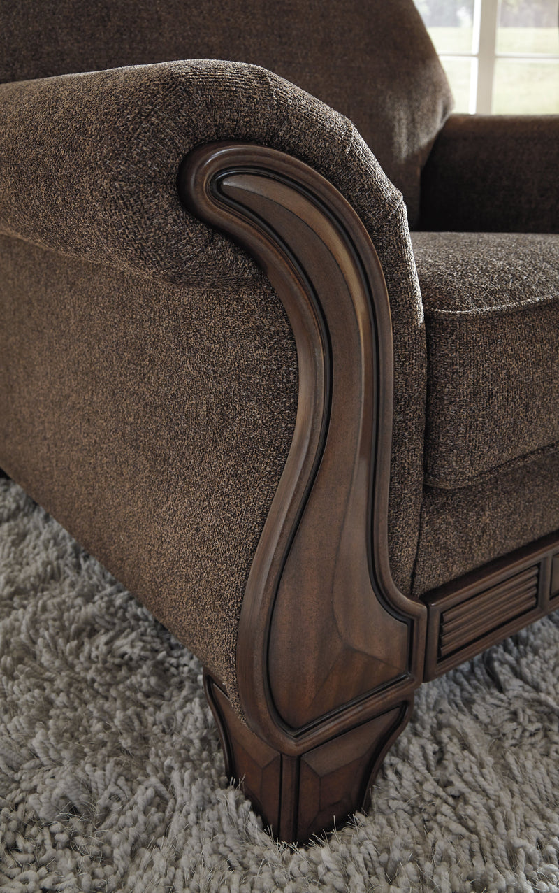 Miltonwood Teak Chenille Loveseat