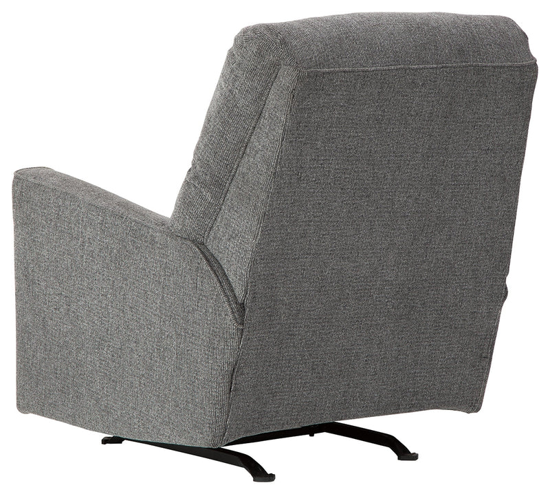 Dalhart Charcoal Chenille Recliner