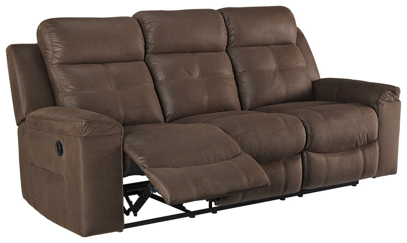 Jesolo Coffee Faux Leather Reclining Sofa