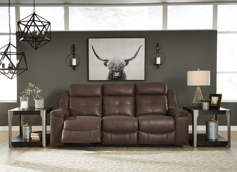 Jesolo Coffee Faux Leather Reclining Sofa