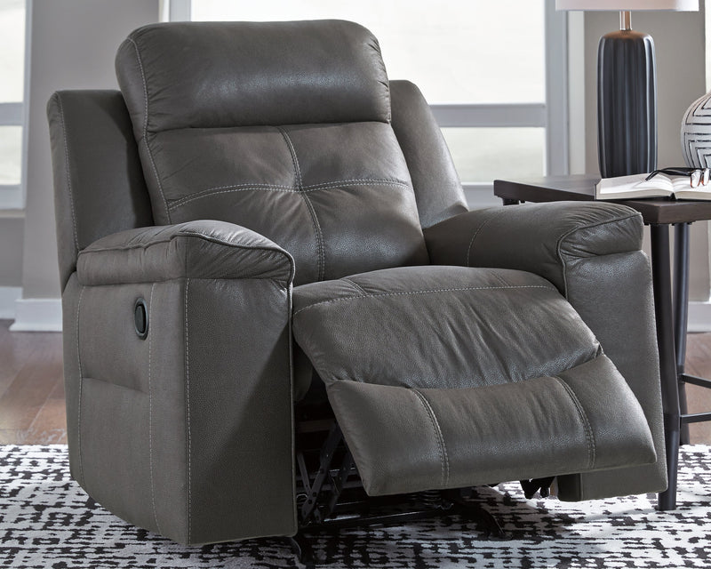 Jesolo Coffee Faux Leather Recliner