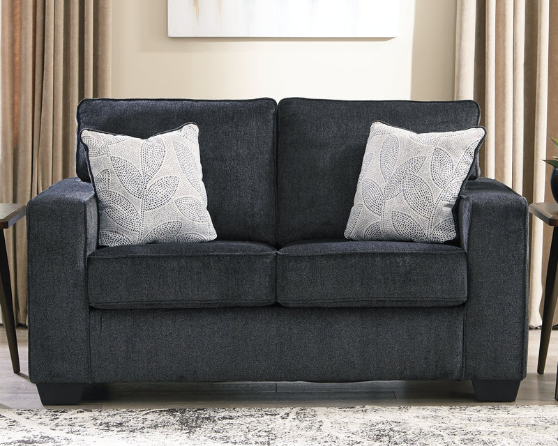 Altari Slate Chenille Loveseat