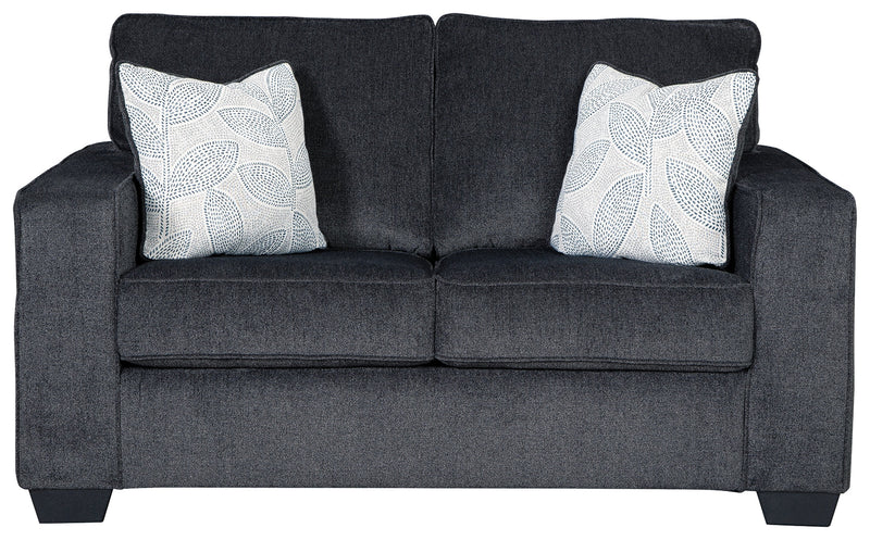 Altari Slate Chenille Loveseat