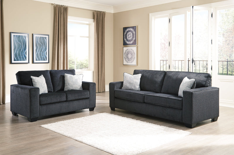 Altari Slate Chenille Sofa