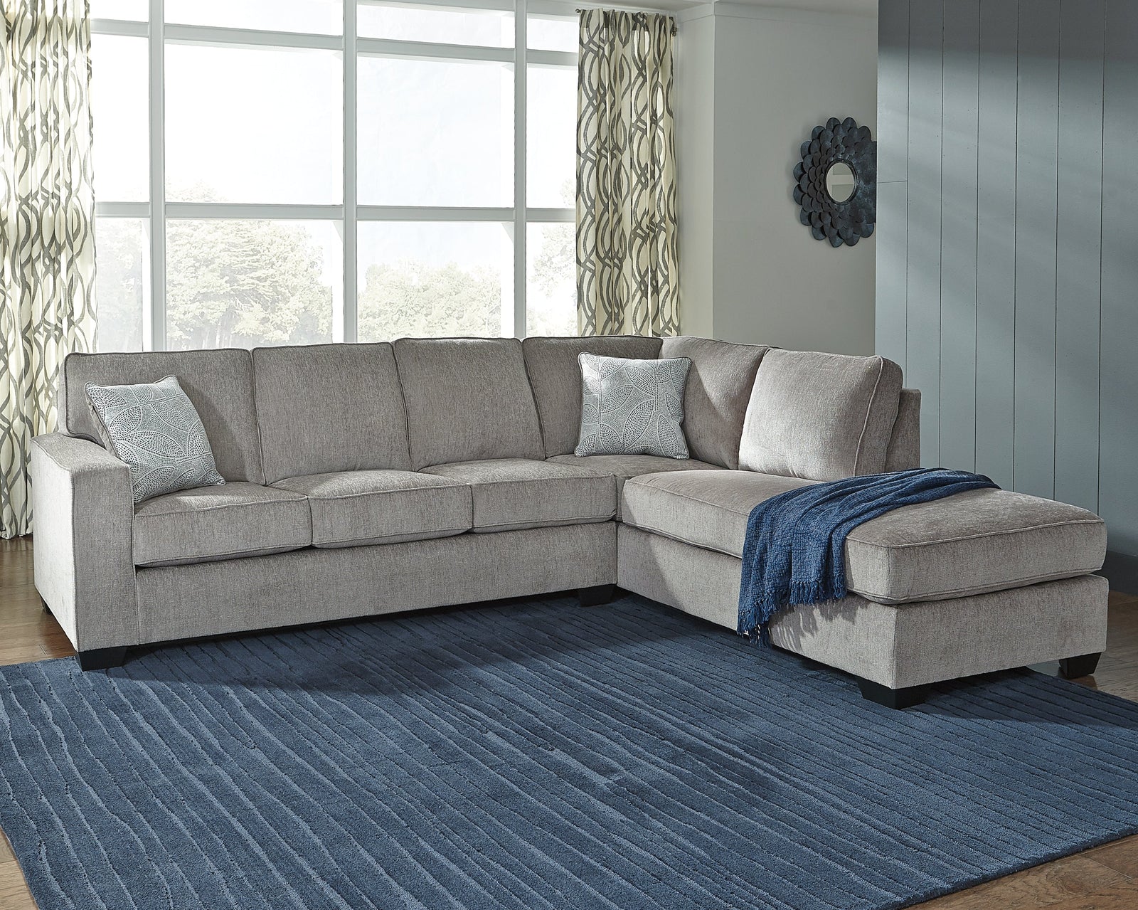 Altari Alloy Chenille 2-Piece Sectional With Chaise
