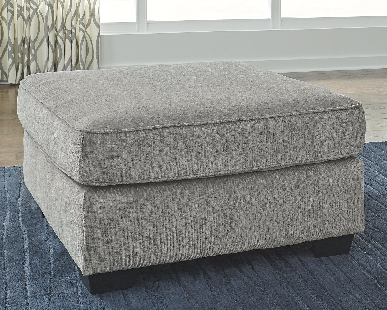 Altari Alloy Chenille Oversized Accent Ottoman