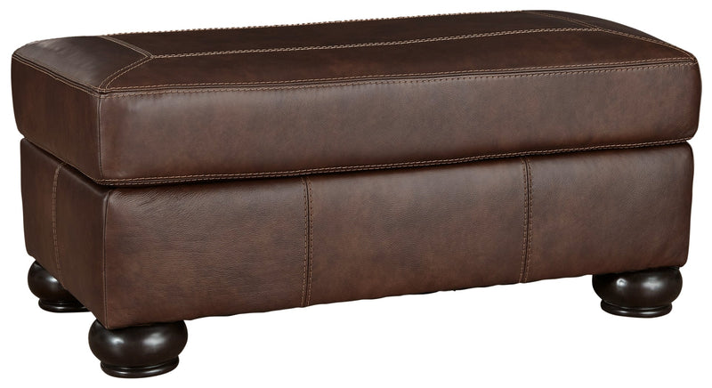 Beamerton Vintage Leather Ottoman