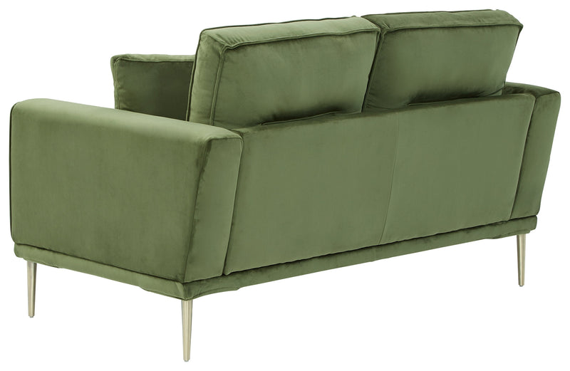 Macleary Moss Velvet Loveseat