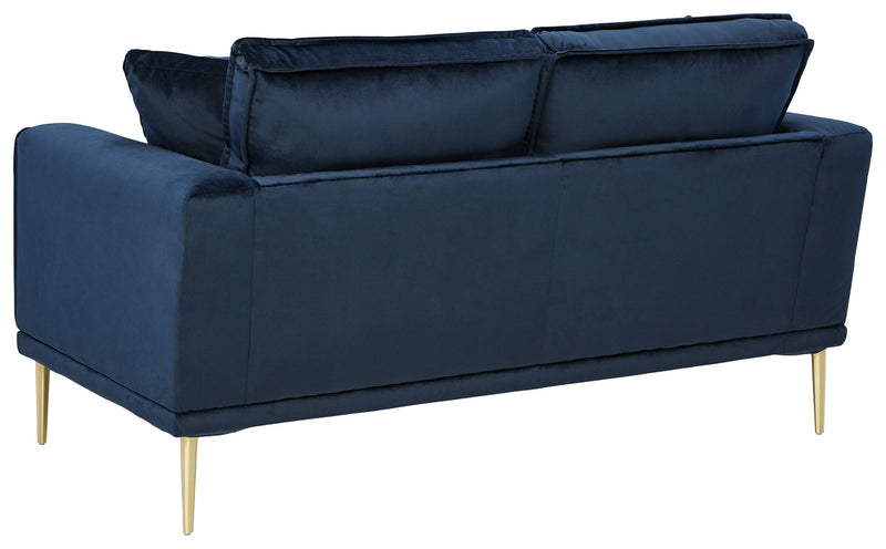 Macleary Moss Velvet Loveseat