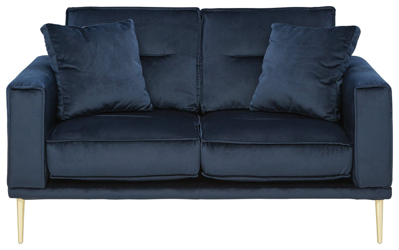 Macleary Moss Velvet Loveseat