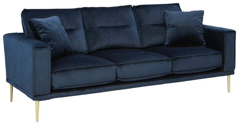 Macleary Navy Velvet Sofa