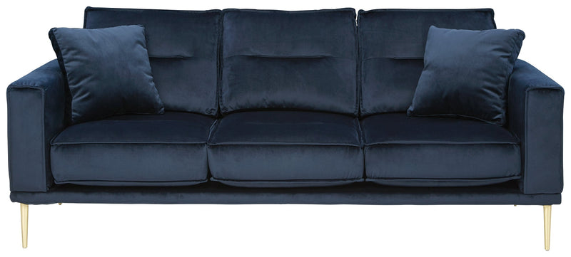 Macleary Navy Velvet Sofa