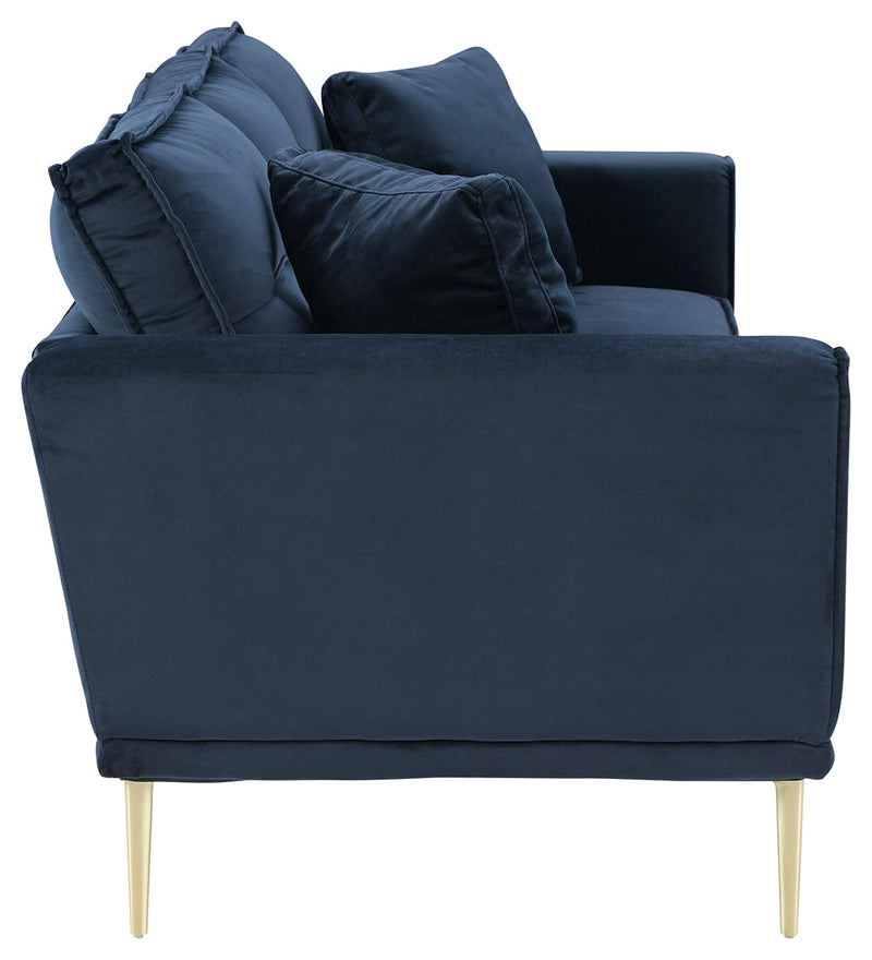 Macleary Navy Velvet Sofa