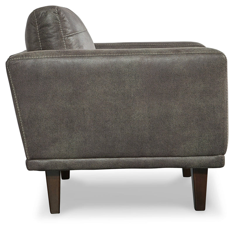 Arroyo Smoke Faux Leather Chair