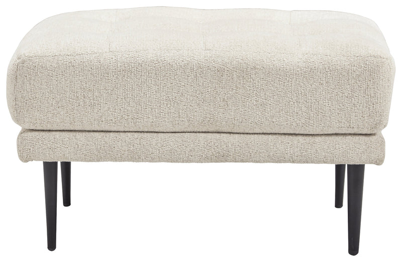 Caladeron Sandstone Chenille Ottoman