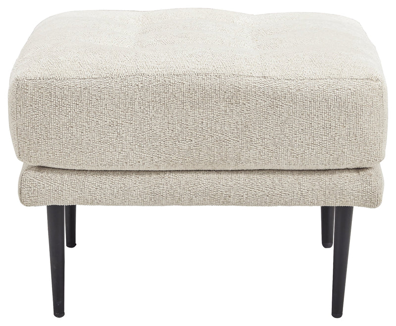 Caladeron Sandstone Chenille Ottoman