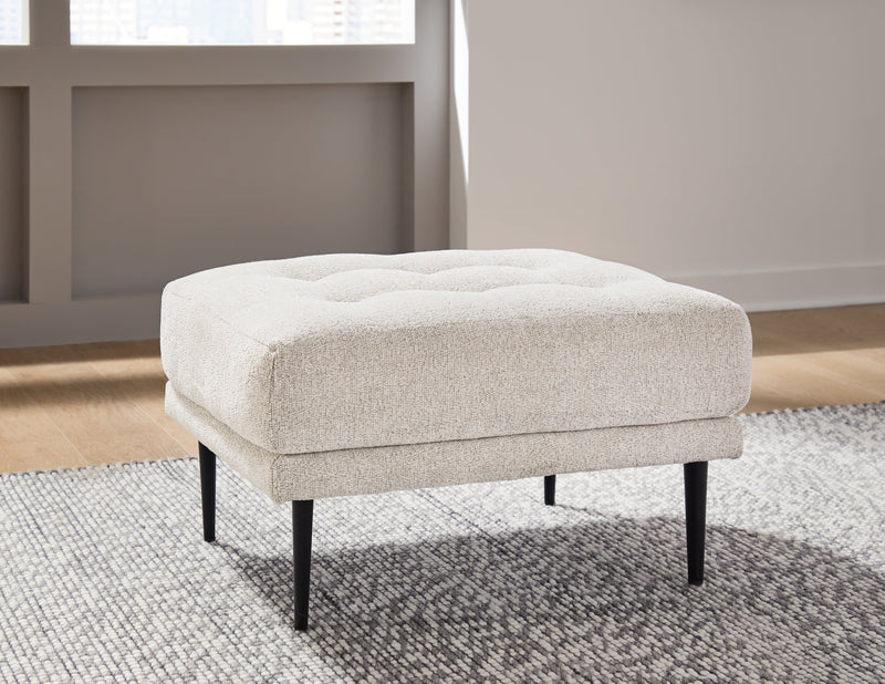 Caladeron Sandstone Chenille Ottoman