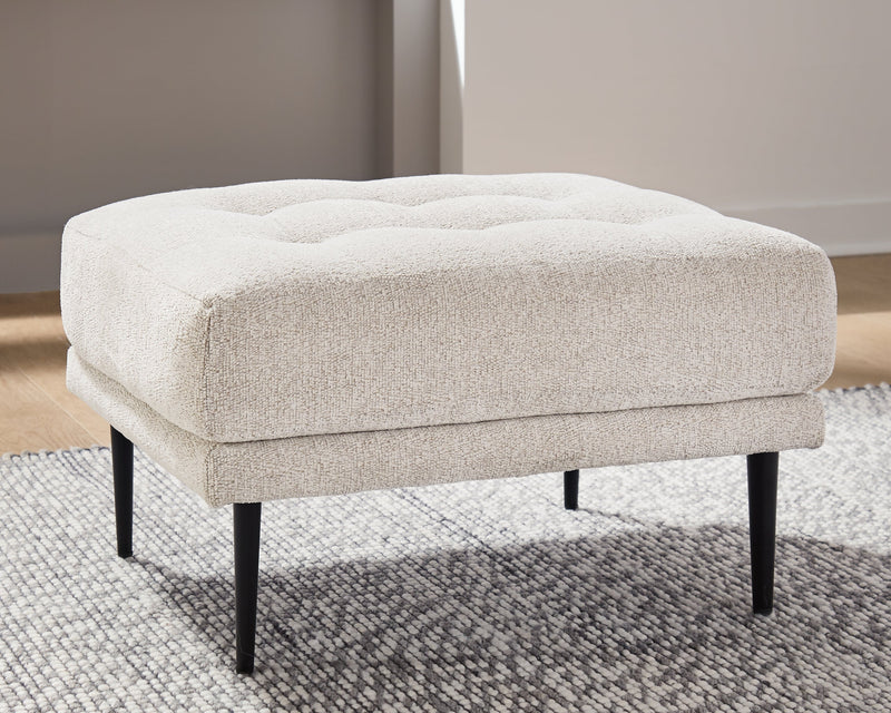 Caladeron Sandstone Chenille Ottoman